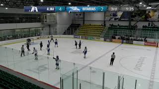 RSEQ Hockey masculin 🏒 Alma  Outaouais 9292024 [upl. by Ahsaeym945]