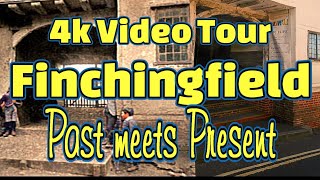 4K HISTORY TOUR AND WALKABOUT OF MEDIEVAL FINCHINGFIELD  Past Meets Present [upl. by Ulah]