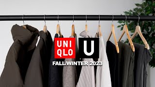 Uniqlo U FallWinter 2023 Styling Haul [upl. by Ylak]