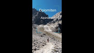 Dolomiten Grandioser Alpinisteig Strada degli Alpini [upl. by Clapp799]