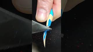 How to sharpen a blue pencil shorts [upl. by Alanna60]