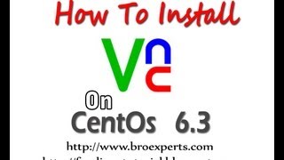 VNC Installation on centos 63 [upl. by Jabon]