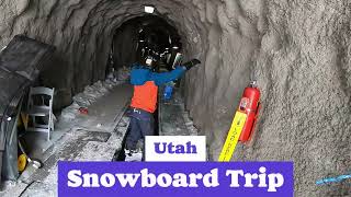 Luke Grom 🧒🏼 Snowbird Utah Powder Snowboarding [upl. by Coop]