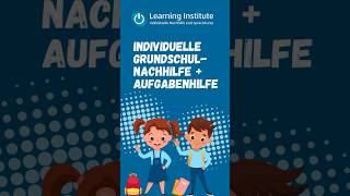 Nachhilfe für die Grundschule Individuell organisierte 11 Unterstützung und Aufgabenhilfe [upl. by Nielson]