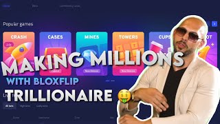 BLOXFLIP TRILLIONAIRE STRATEGY 🤑 20x PROFIT in just 30 minutes [upl. by Llerruj274]