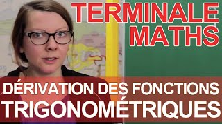 Dérivation des fonctions trigonométriques  Exercice  Maths terminale  Les Bons Profs [upl. by Aibat]