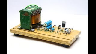 Simple power supply with adjustable voltage and current [upl. by Ver4]