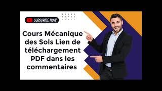 Cours Mécanique des Sols PDF [upl. by Osrick]