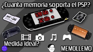 Cuanta Memoria Soporta el PSP   PSP con 128GB  32 GB [upl. by Efren]