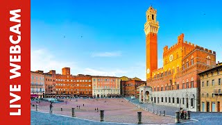 Webcam Live Siena SI  Piazza del Campo [upl. by Eleahcim]