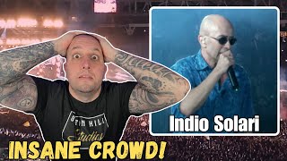 Ji Ji Ji  Estadio Único de La Plata  Indio Solari en Concierto  Drummer Reacts 😳 [upl. by Nyladnohr]