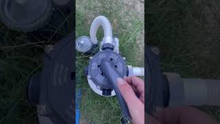 Backwashing Intex Sand Filter Pump In Less Than 60 Seconds Intex AboveGroundPool SandFilterPump [upl. by Ffoeg447]