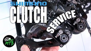 ⭐Essential Derailleur SERVICE for Shimano CLUTCH⭐ 12 11 10 speed  XTR XT SLX Deore Maintenance [upl. by Say614]