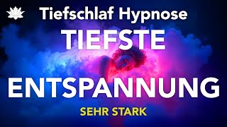 Tiefschlaf Hypnose 🧘‍♂️ Sehr Stark ERHOLUNG FÜR KÖRPER amp GEIST  Tief Entspannen im Schlaf [upl. by Richard]