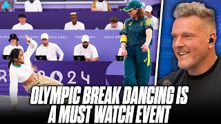 Break Dancing Debuts At The Olympics And Its Hilarious  Pat McAfee Reacts [upl. by Franckot]