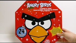 NEW Angry Bird Advent Calendar Christmas 2015 [upl. by Ymmit]