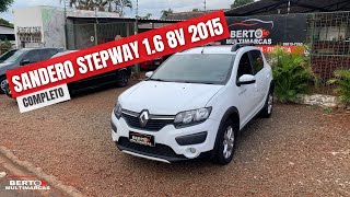 Sandero Stepway 16 8v 2015 Branco [upl. by Sollie]