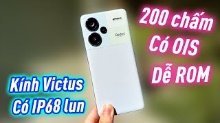 Redmi Note 13 Plus dạo này dễ ROM Hơn 5 Củ có IP68 Cam 200 MP OIS kính Victus [upl. by Lyontine]