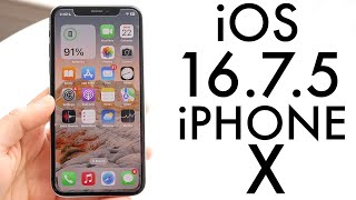 iOS 1675 On iPhone X Review [upl. by Izzy722]