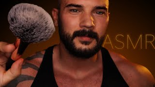 Gentle Skin Brushing ASMR 😴 Head Massage  Male ASMR for Sleep  Safe ASMR [upl. by Rider877]