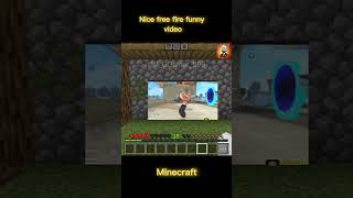 Nice free fire funny shorts😄viralvideo freefire minecraft [upl. by Aidin]