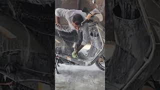 Washing my Electric Scooter after 20 months trending automobile viralvideo electric shorts [upl. by Haridan410]