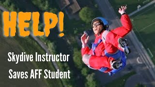 fail skydiver and Skydive Instructor Saves AFF Student Iran Ramsar [upl. by Alleyn]