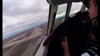 ATC  Intercom Feed Metro 3 Cockpit Flight to Gusty Churchill [upl. by Nosac]