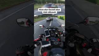 Ters şeritten çıkan mercedes hatasını özür dileyerek kapatıyor🫡 honda cbr650f motorcycle vlog [upl. by Rhiamon]