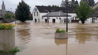 Durbuy Barvaux sur Ourthe Belgium Belgique  Inondations Floods 072021 [upl. by Medardas]