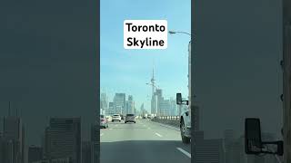 The Toronto skyline from the Gardiner Expressway toronto canada skyline ine [upl. by Idissak]