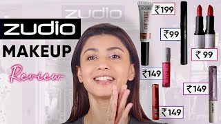 Zudio Makeup 😱 All 17 Products at Just Rs 2000  HONEST Makeup Review amp Tutorial  Sush Dazzles [upl. by Jaf]