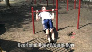 Overhand Body Weight Row [upl. by Raji]