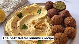 Topsecret recipe  Authentic falafel amp creamy hummus 🧆 [upl. by Ashlin414]