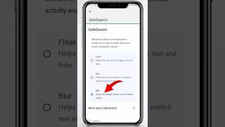 How To Enable Safe Search On Chrome SafeSearch setting  Filter  Blur  Off shorts [upl. by Guadalupe281]