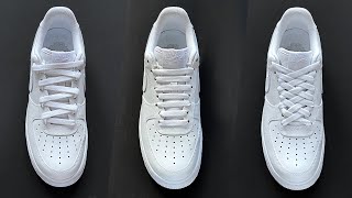 COMMENT LACER NIKE AIR FORCE 1 LOW 5 FAÇONS [upl. by Herrick772]