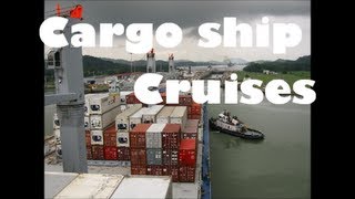 cargo container ship cruises [upl. by Aztilay]