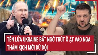 Toàn cảnh Thế giới Tên lửa Ukraine bất ngờ trút ồ ạt vào Nga thảm kịch mới dữ dội [upl. by Aihsemat]