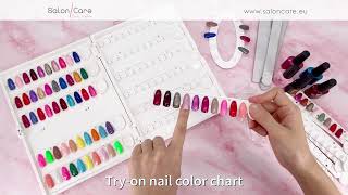 Professional nail color chart book [upl. by Tegdig]