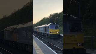 Double Header 60055 amp 56098 Passing Denham Golf Club [upl. by Arvie]