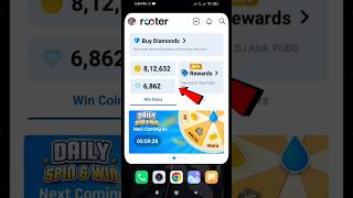 Rooter App Unlimited Coins  Rooter App se Diamond Kaise le 2024 [upl. by Adnaloj887]