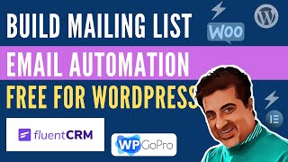 How to build an email list from scratch on WordPress for free amp Email Automation  2022 [upl. by Nettle819]