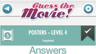 Guess The Movie Posters Level 4 Answers [upl. by Anigger]