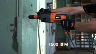 SDSPlusHammer Drill Combo  KH 24 XE  AEG Powertools [upl. by Bullen91]