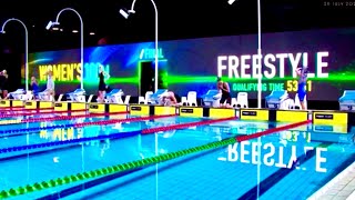 100m Freestyle Final W  2024 Australian Olympic Swimming Trials [upl. by Aronek]