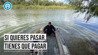 Así es como los migrantes cruzan a Estados Unidos por Tamaulipas a través del Río Bravo [upl. by Sinnod495]