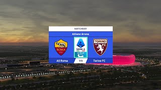 Roma vs Torino  ITALY Serie A 2024  football life 25 gameplay [upl. by Guinna581]