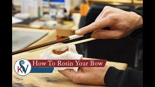 How To Rosin Your BowWhat Is Rosin  KV [upl. by Hum]