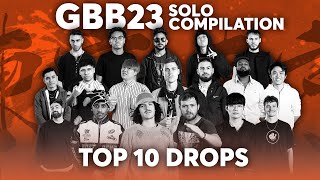 TOP 10 DROPS 🔊🔥 Solo  GRAND BEATBOX BATTLE 2023 WORLD LEAGUE [upl. by Thun]