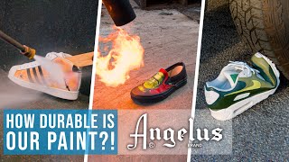 Ultimate Durability Test  How Durable Is Angelus Paint [upl. by Krongold]